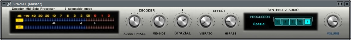 Spazial loaded in FL Studio