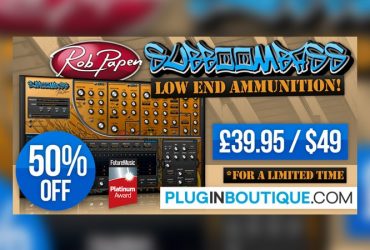 50% off SubBoomBass Instrument Plugin by Rob Papen