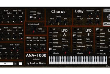 ANA-1000 Free Analog Modeling Synthesizer Plugin