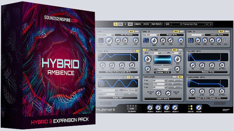 120 Free Presets for AIR Hybrid 3 Synthesizer