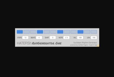 RhyGenerator One Free Euclidean Step Sequencer