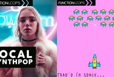 Vocal Synthpop and Trap'd in Space Sample Packs