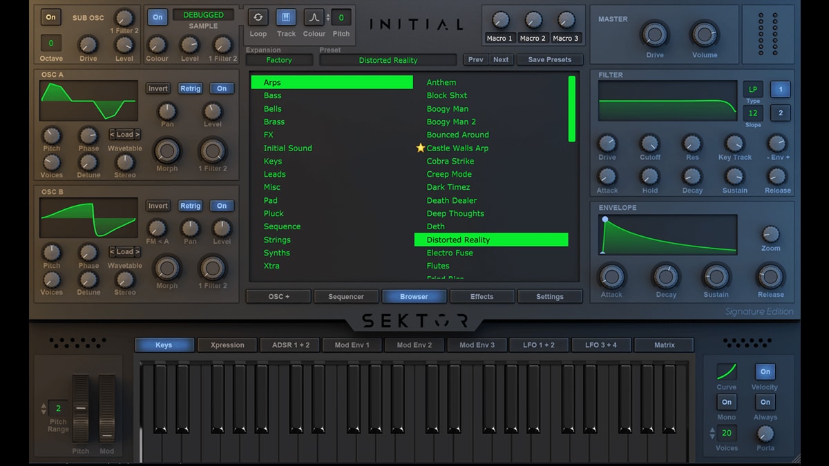 Sektor Polyphonic Wavetable Synth Is Only $14.99 for a Limited Time!