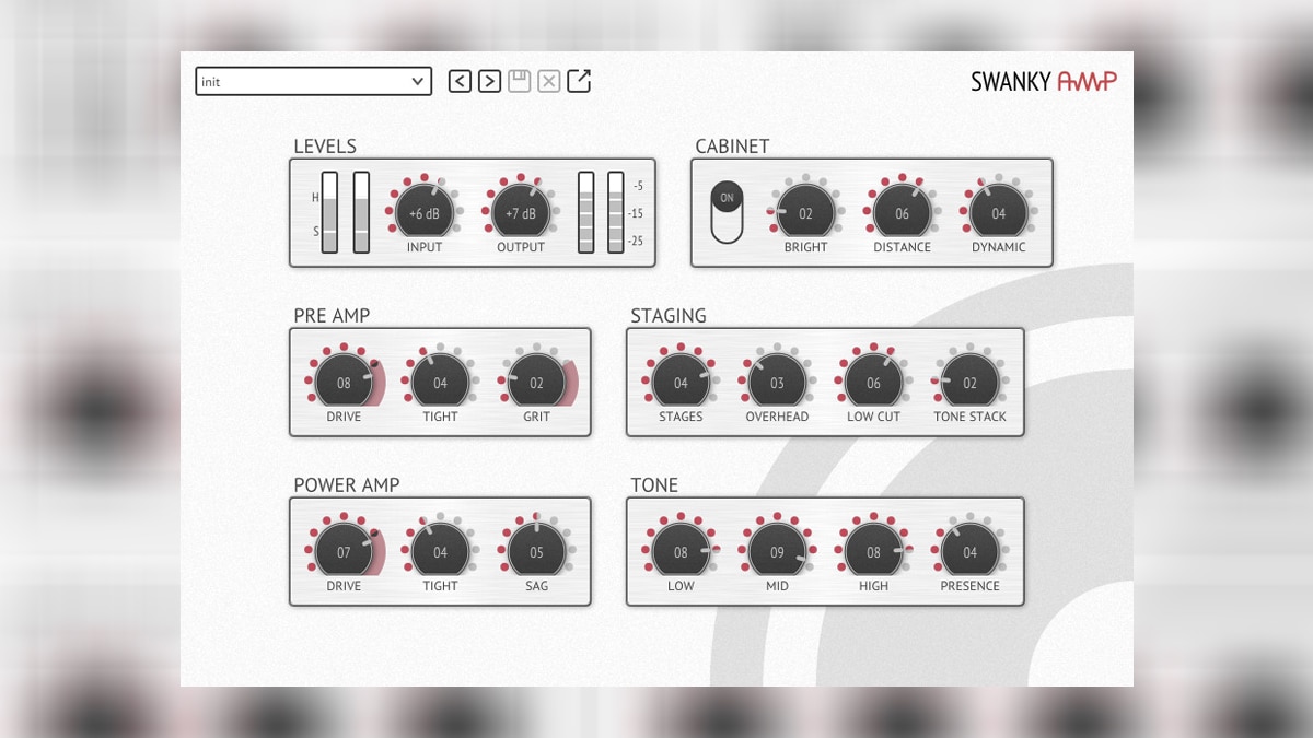 Swanky Amp FREE Tube Amplifier Emulation Plugin by Resonant DSP