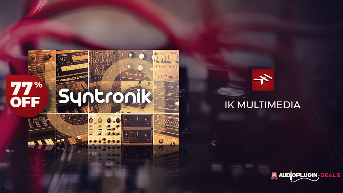 77% off IK Multimedia Synth Bundle - ONLY $69.99