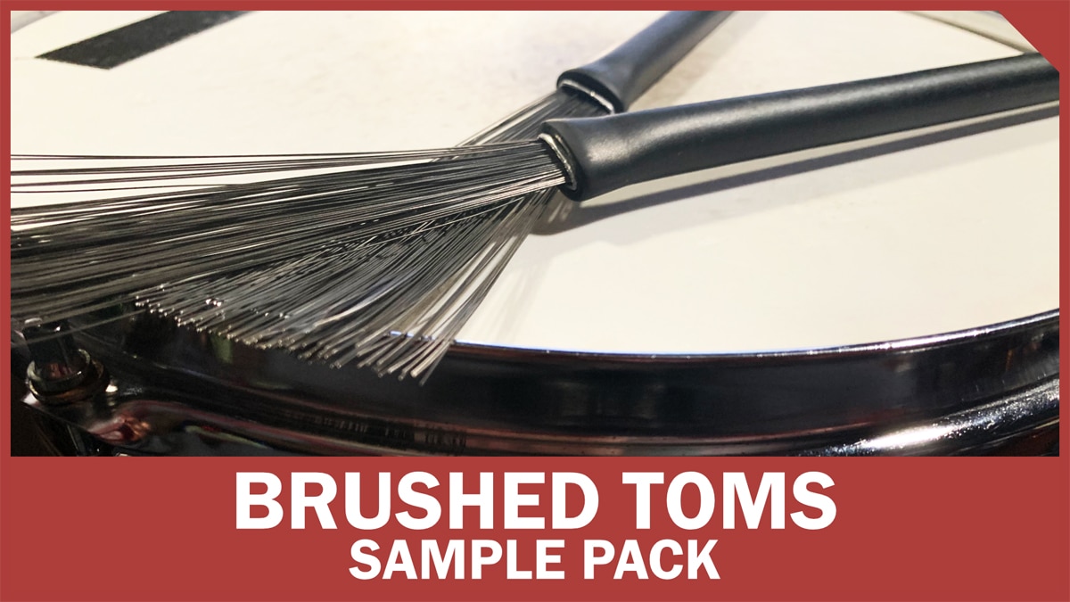 Brushed Toms Sample Pack by Ben Burnes Is FREE Throughout November