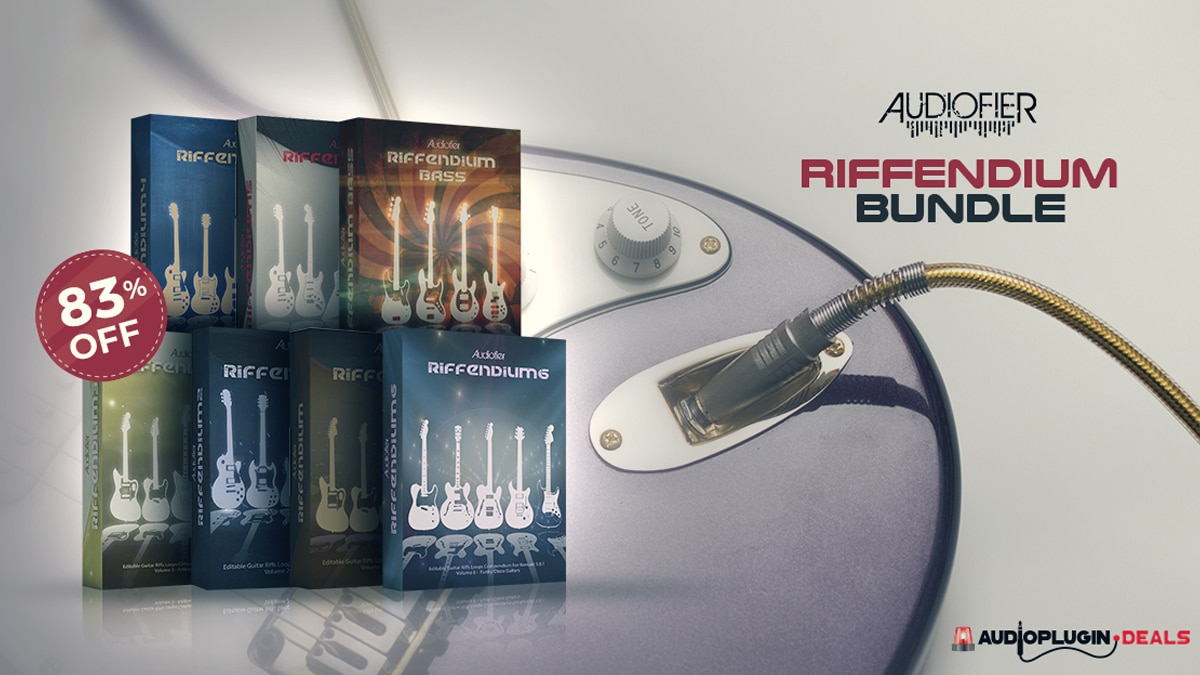 Save $496 off Riffendium Guitar Bundle by Audiofier!