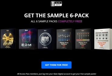 Download 6 FREE Premium Sample Packs at Slate Digital!