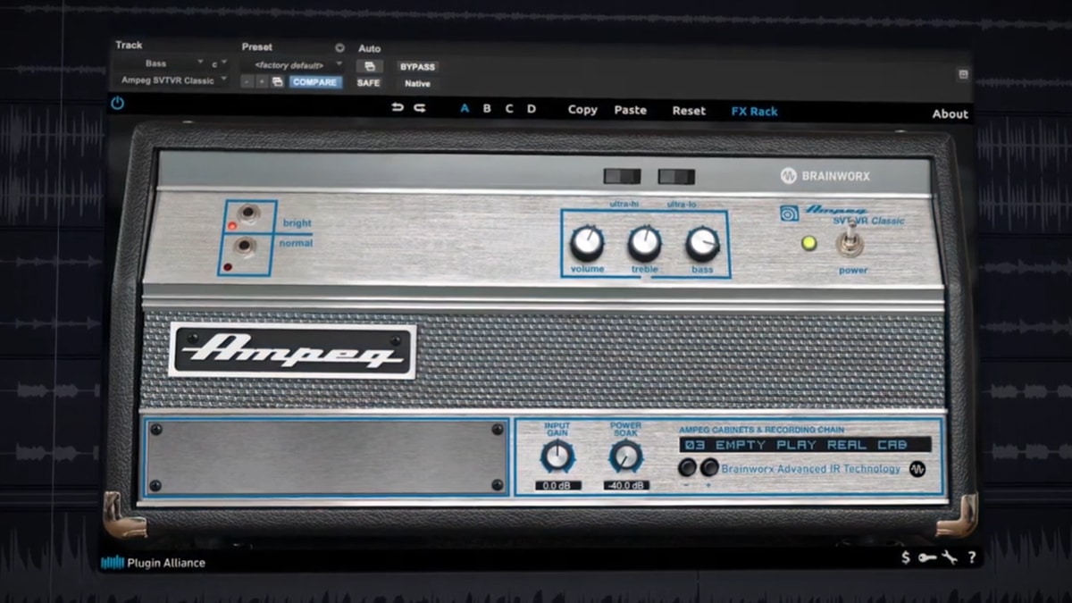 Ampeg SVT-VR Classic Bass Amp Plugin FREE for Limited Time