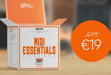 VSTBuzz Deal: 89% off MIDI Essentials Bundle by New Nation LLC