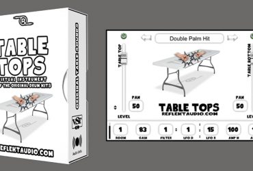 Table Tops FREE Percussion Virtual Instrument by Reflekt Audio