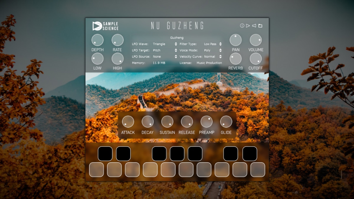 SampleScience Releases Nu Guzheng FREE Chinese Instrument Plugin