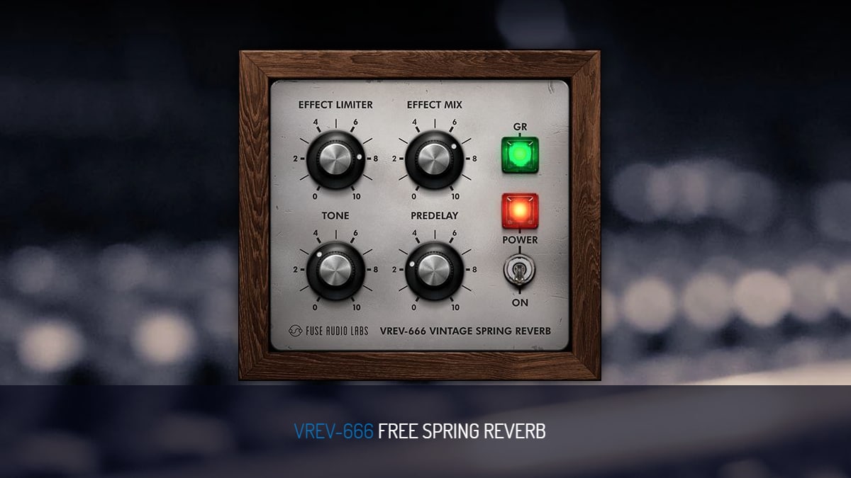 VREV-666 FREE Spring Reverb Plugin by Fuse Audio Labs