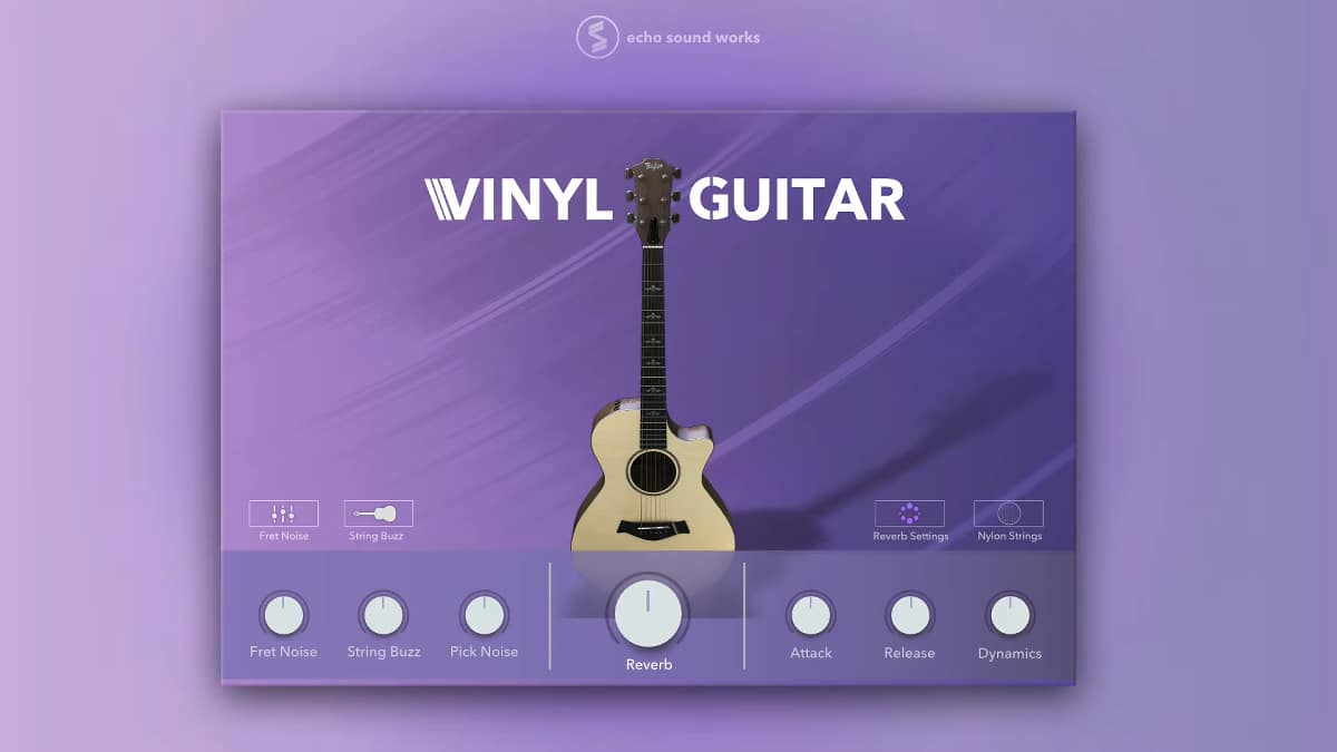 Vinyl Guitar FREE Virtual Guitar Instrument by Echo Sound Works