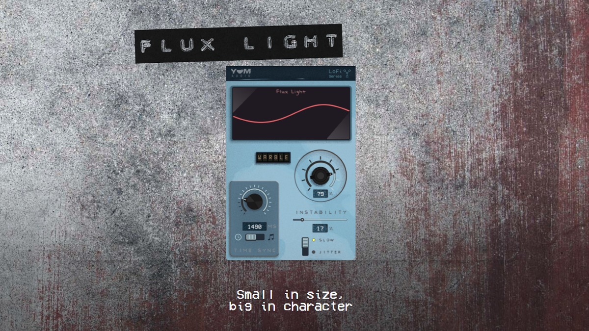 Yum Audio Is Giving LoFi Flux Light Tape Warble Plugin for FREE