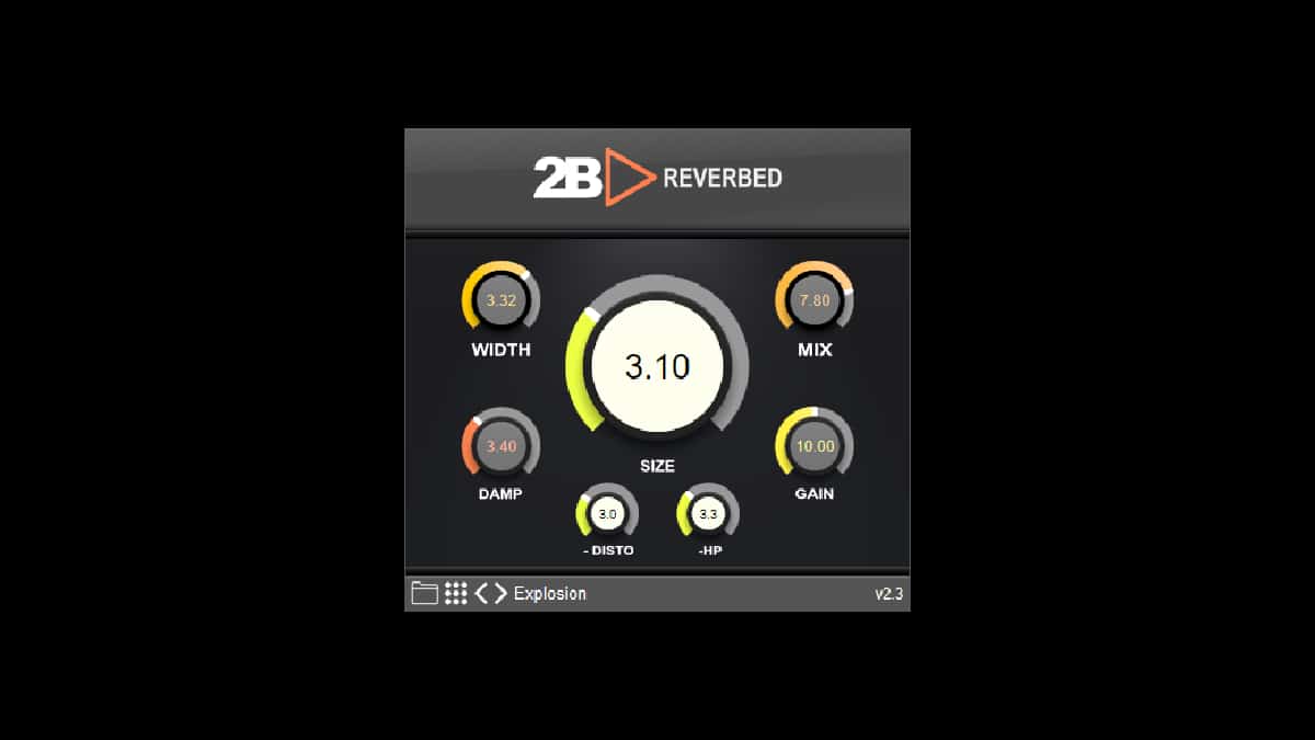 2B Reverbed Plugin Is FREE This Black Friday at 2B Played!