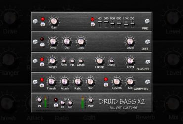 Druid Bass X2 FREE Bass Guitar Multi-Effect Plugin