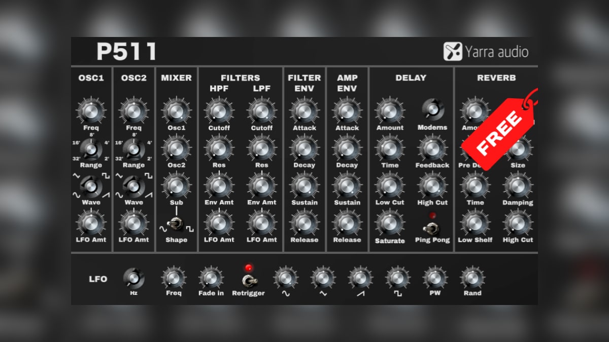 Yarra Audio Releases P511 FREE Virtual Synth for NI Kontakt