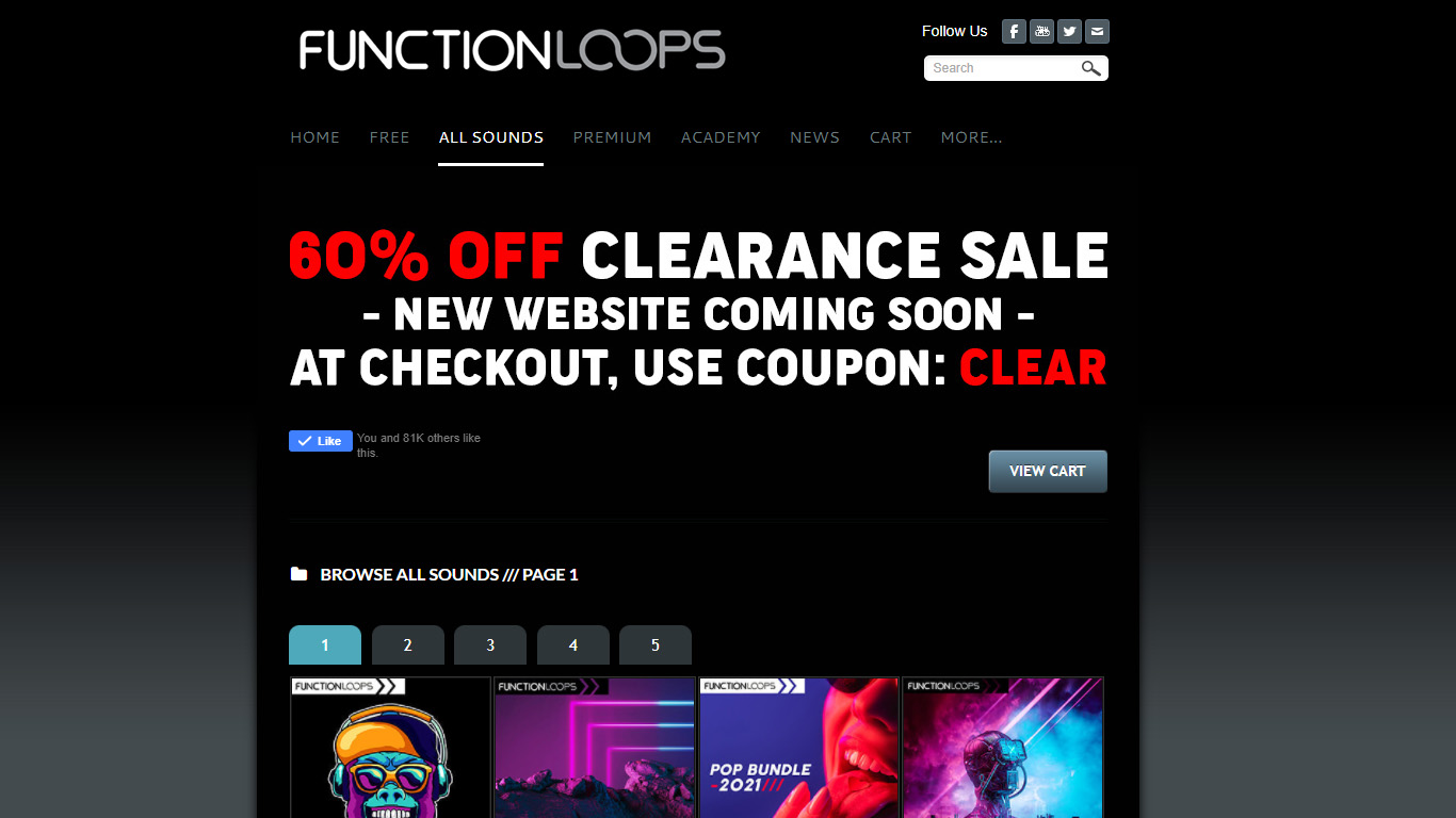 Function Loops Launches 60% off Everything Clearance Sale