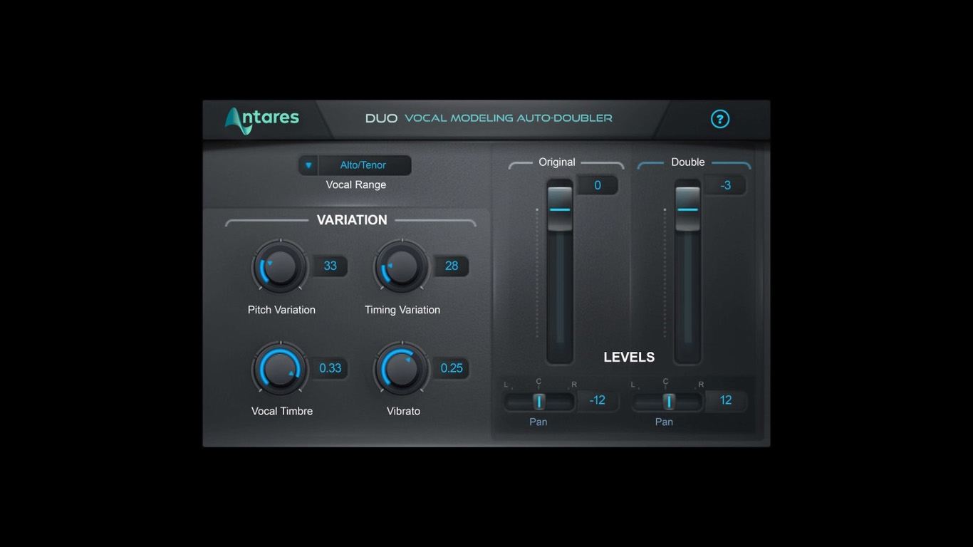 Antares Duo Vocal Doubler FREE With Any Purchase at Plugin Boutique