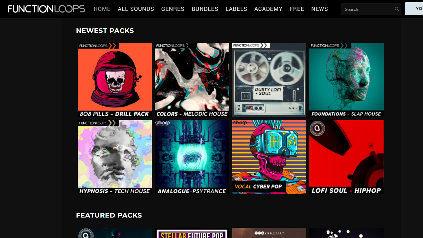 Function Loops Launches 2.0 Website Alongside With 16 New Sample Packs