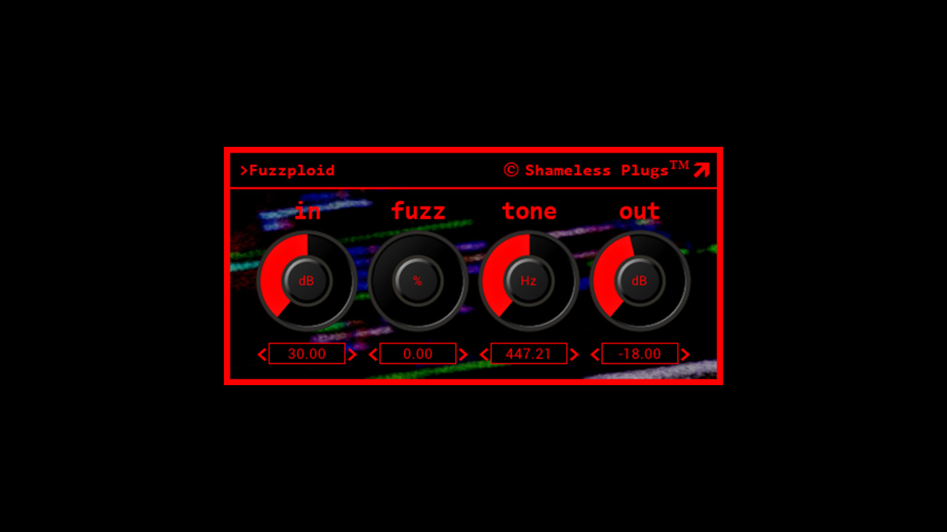 Fuzzploid Is a FREE Fuzz Pedal Effect Plugin by Shameless Plugs (VST)